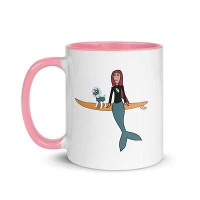 Mermaid & Laika mug